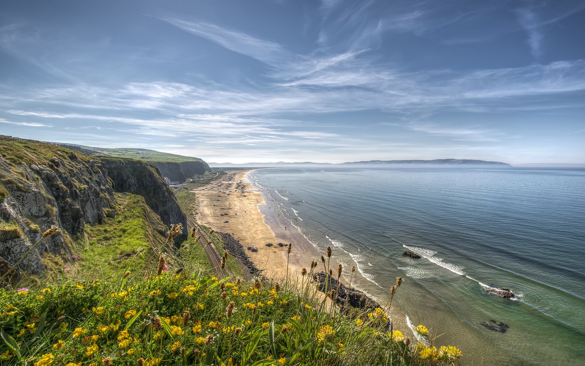 benone strand irland atlantik