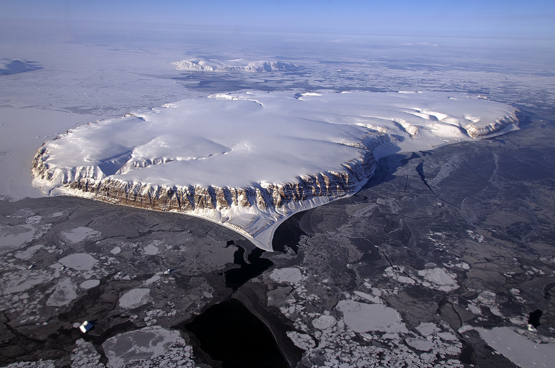 groenlandia neve banchi di ghiaccio paesaggio