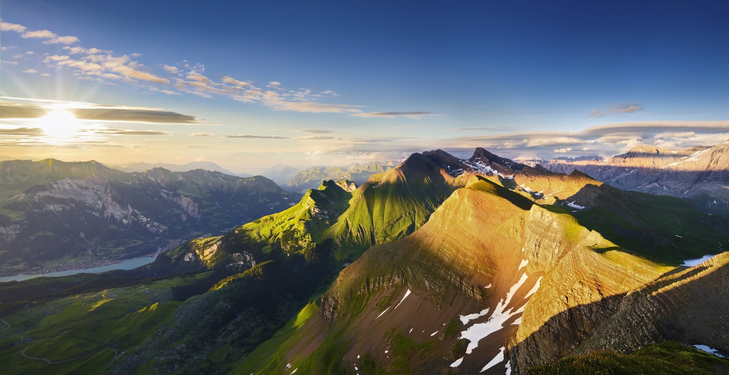 landschaft natur berge schönheit aussicht himmel wolken