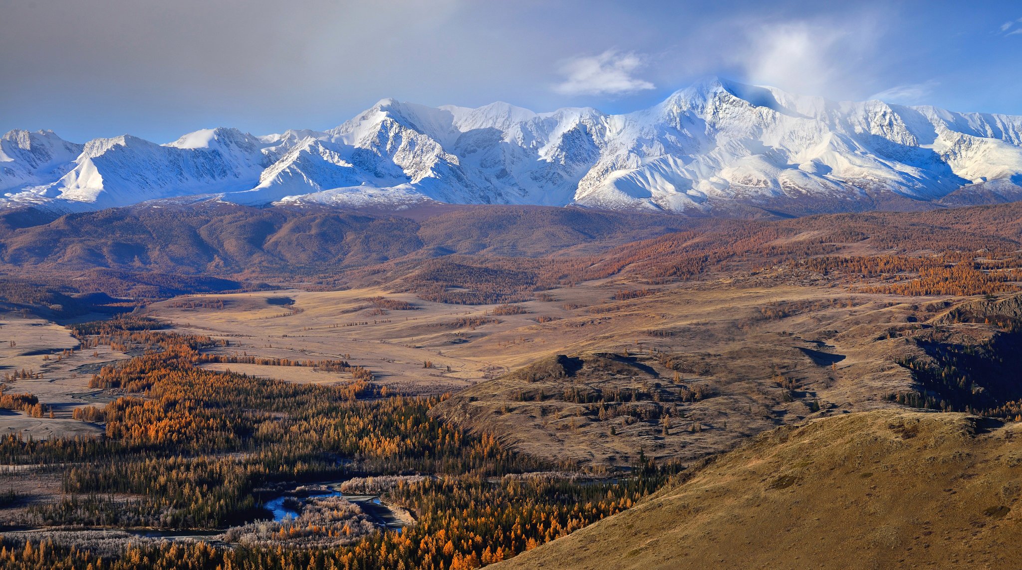 алтай горы осень