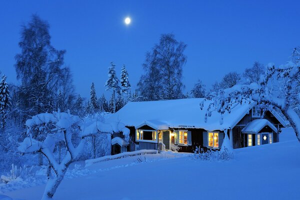 Acogedora casa de invierno en lnsu