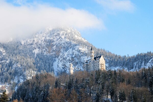 Neuschwanstein, a fairy-tale castle in Germany
