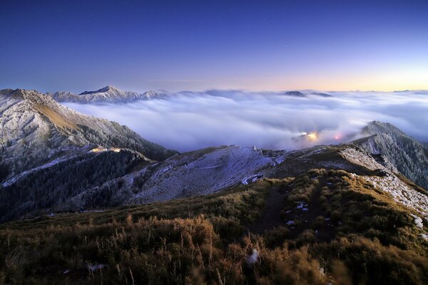 Taroko National Park in the mountains landscape