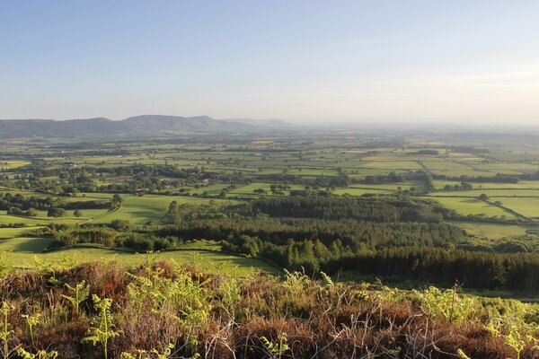 Lush green pastures of the Yockshire Valley