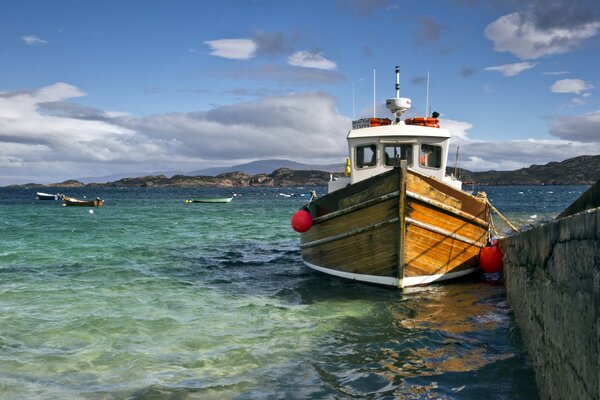 Fishing boat at the pier