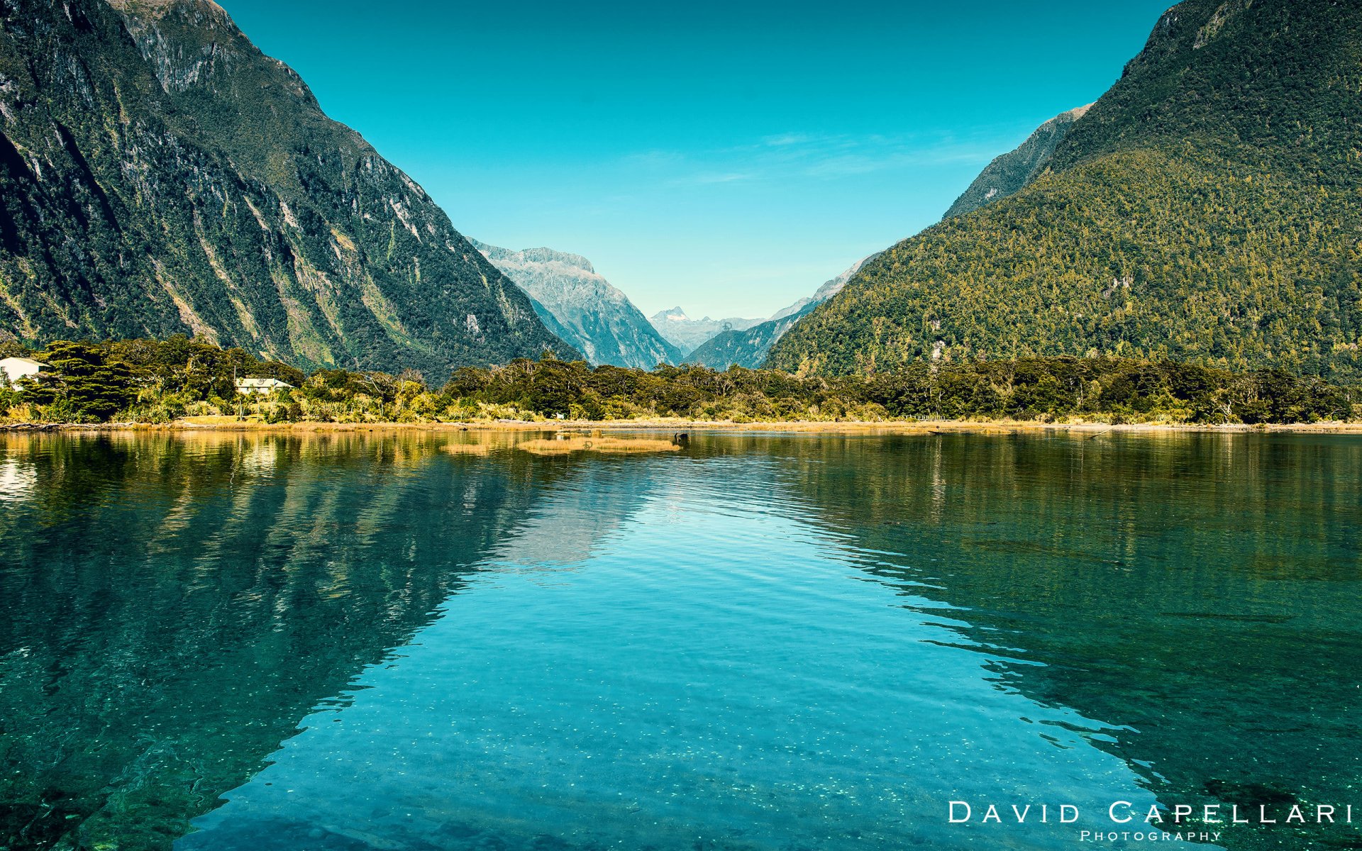 new zealand mountain landscape lake nature david capellari