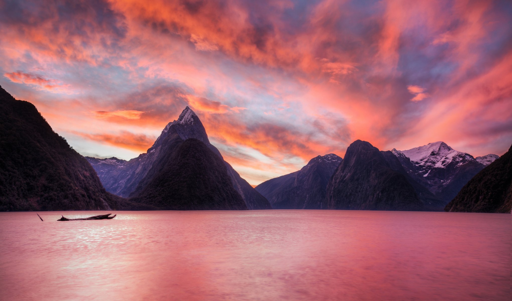 nowa zelandia wyspa południowa fiord milford sound piopiotahi