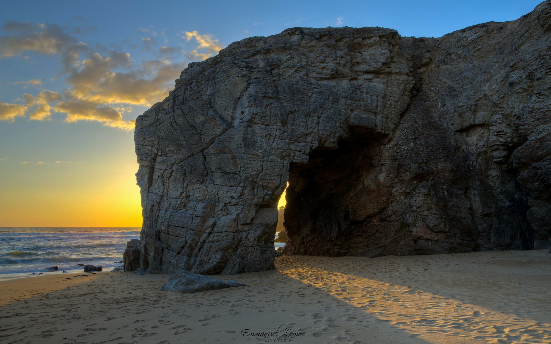 france brittany st.-pierre-quiberon sea rock landscape