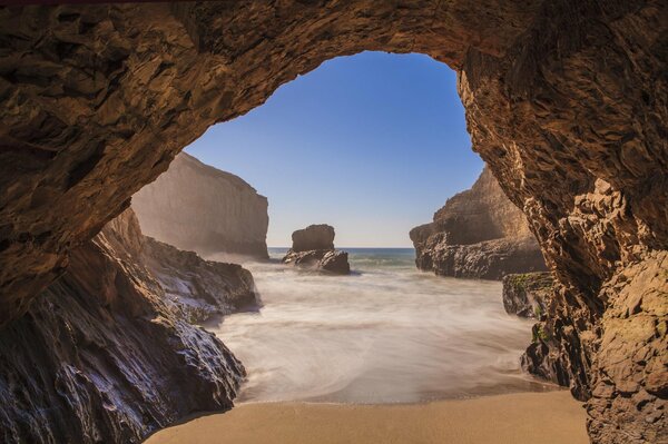 Beach on the ocean coast