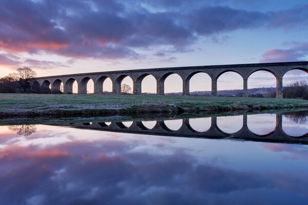 Early morning bridge in England