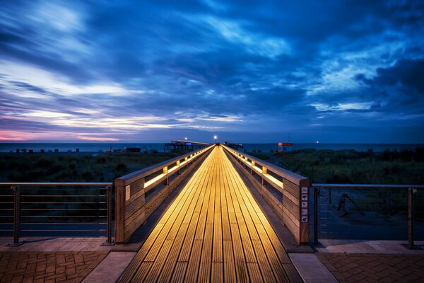 Schleswig Holstein after sunset