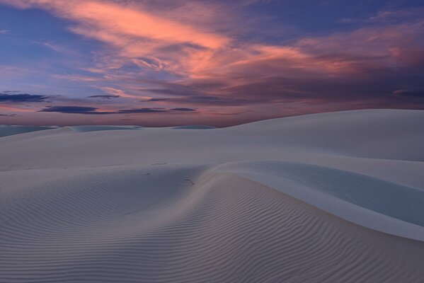 Dunas en el desierto de nuevo México