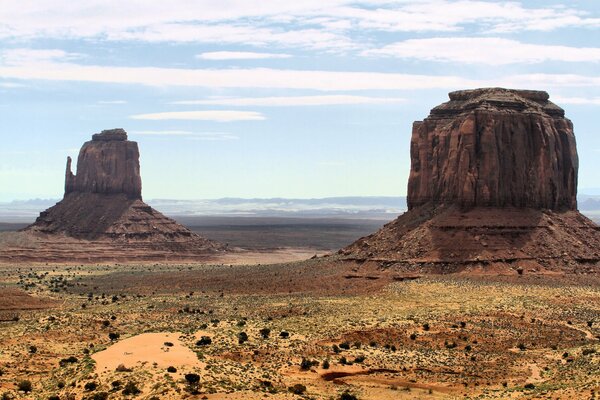 Monument Valley dans le désert de l Utah