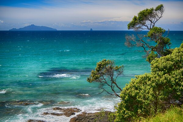 Blu estivo sul mare