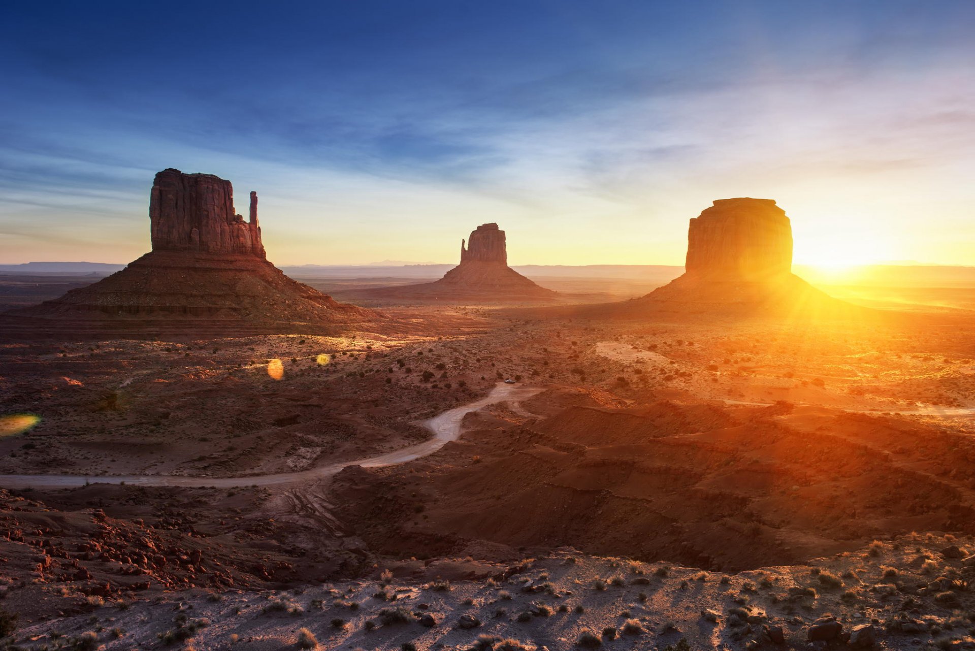 arizona pomnik dolina krajobraz pustynia dolina góry