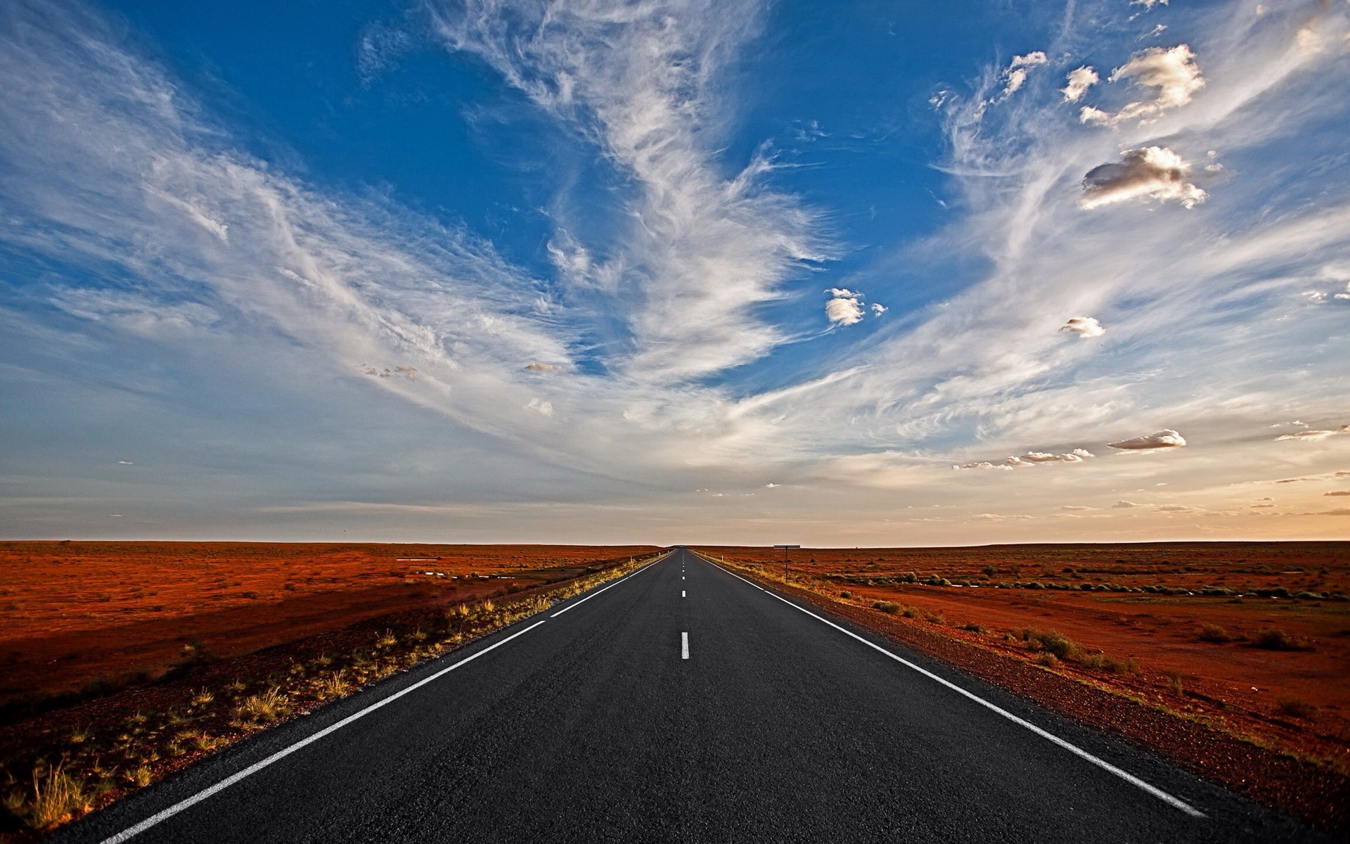 camino a la nada nube recta