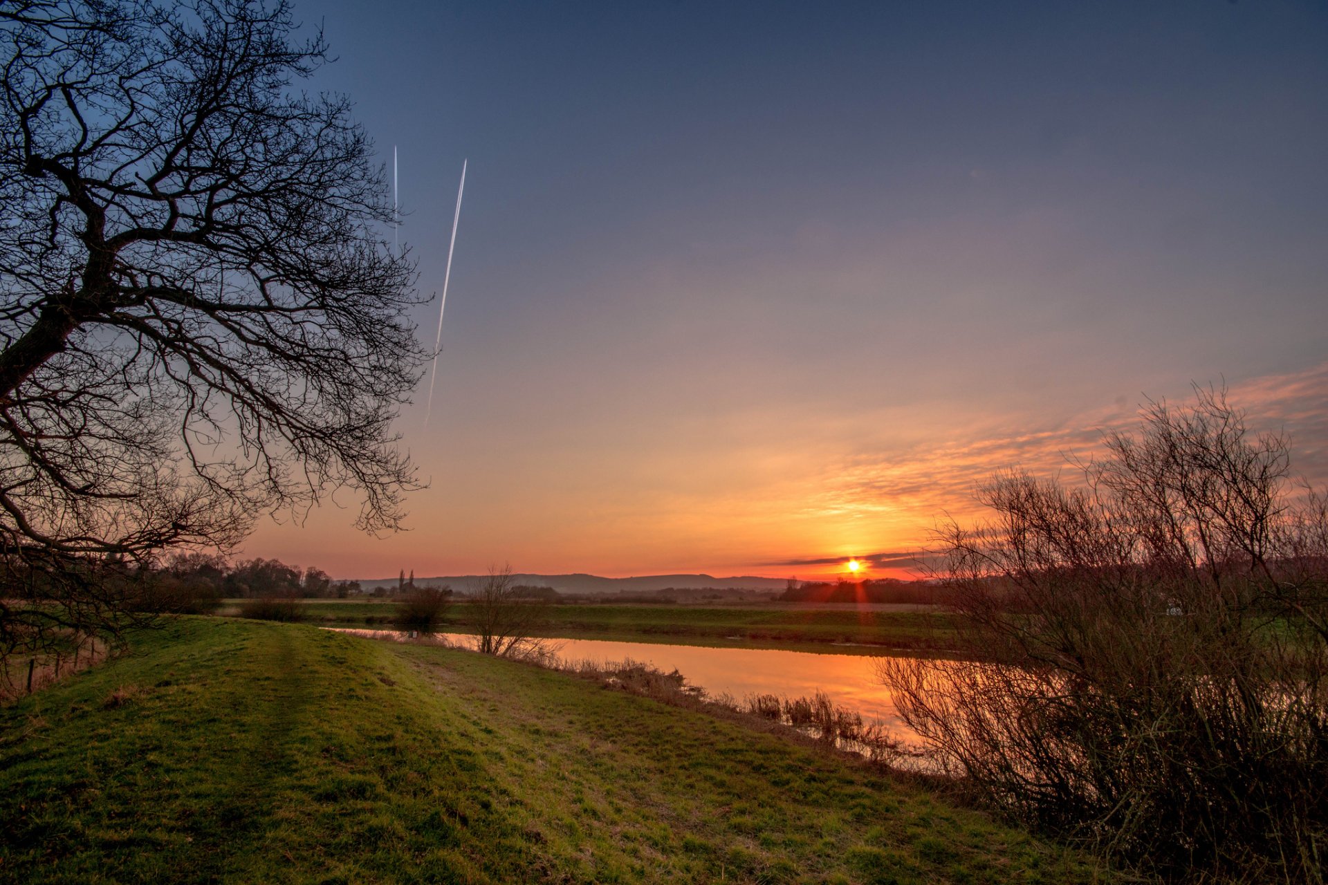 england chichester arun river morgen morgendämmerung