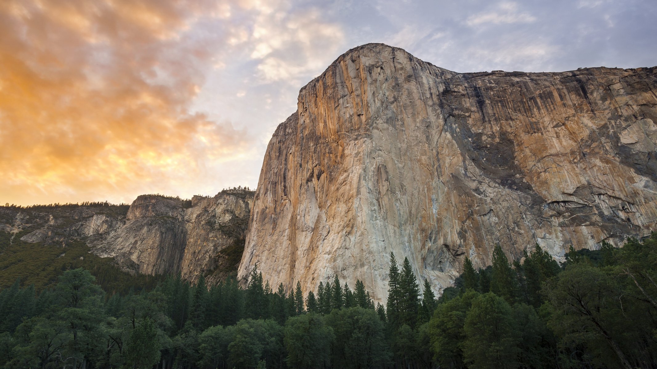yosemite pomme mac montagnes