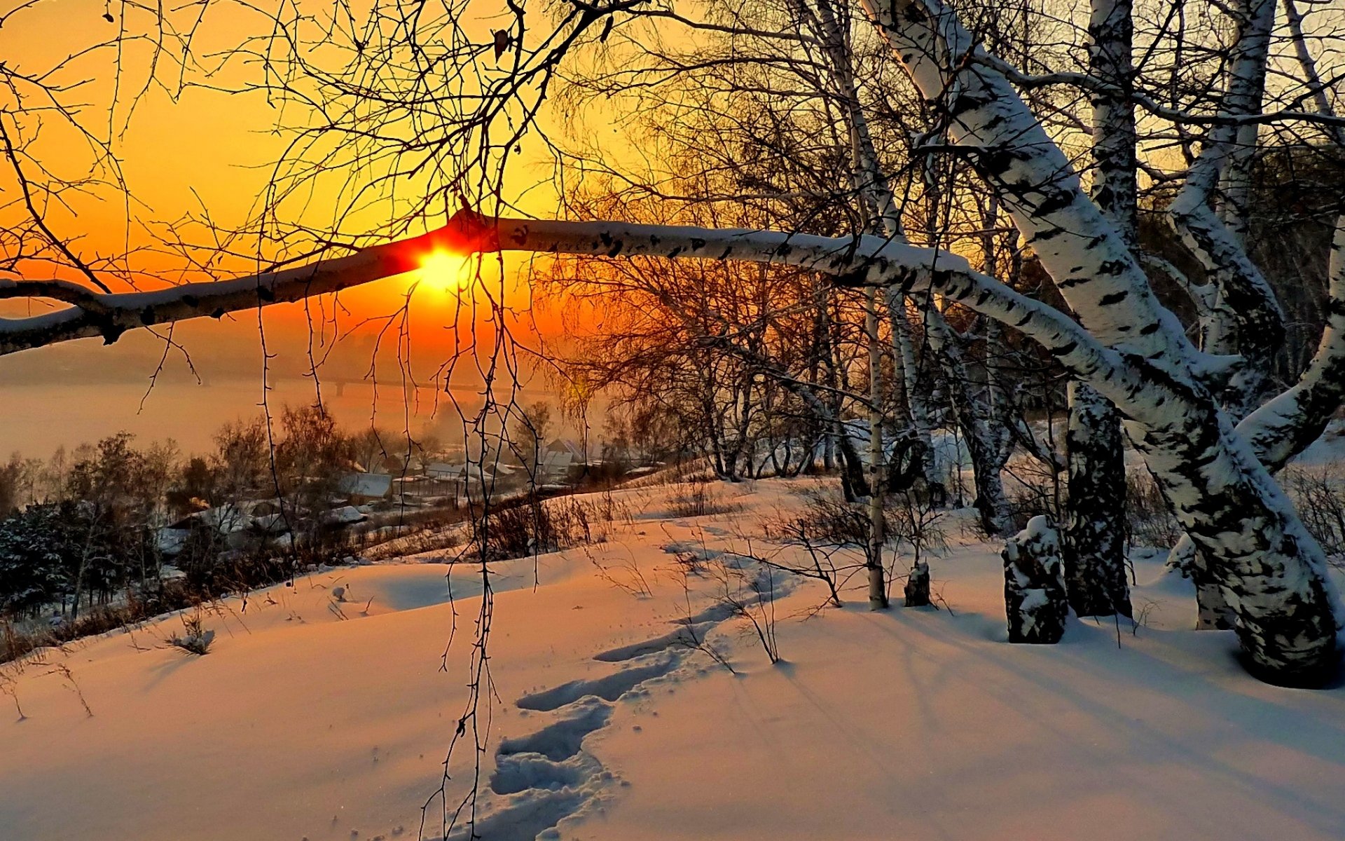 natur haus winter schnee himmel landschaft winter weiß cool schön sonnenuntergang