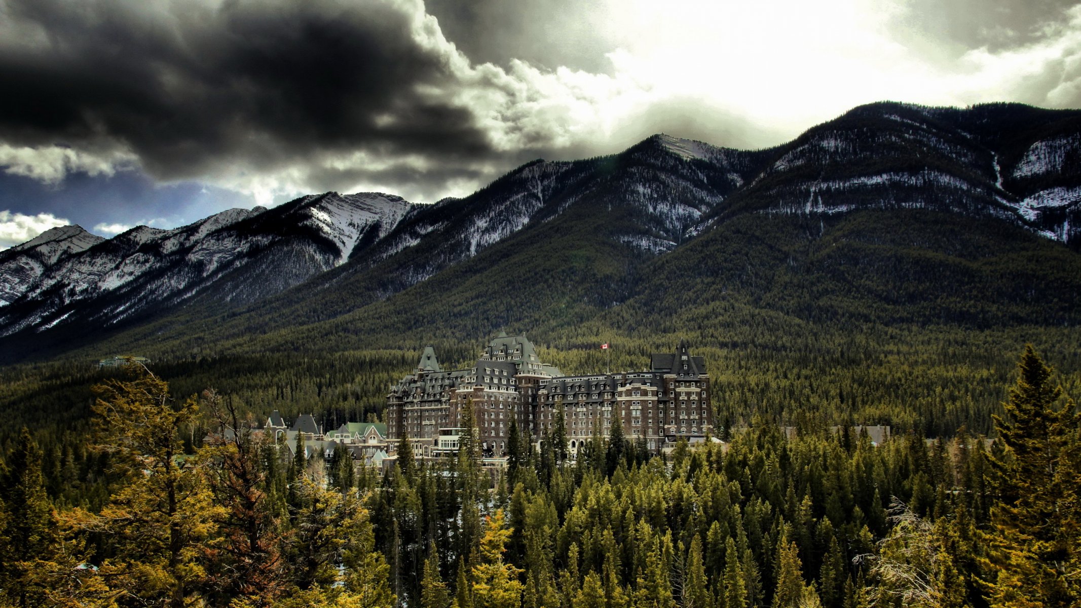 banff springs hotel banff national park alberta canada